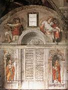 Michelangelo Buonarroti, Lunette and Popes